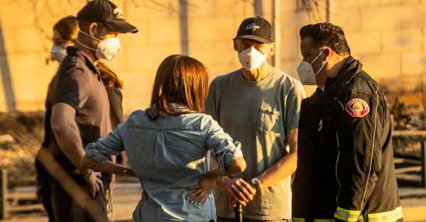 Duke and Duchess of Sussex visit people affected by Los Angeles wildfires