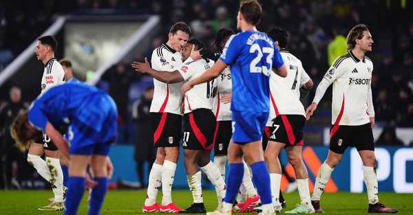 Fulham extend Leicester’s losing Premier League run to seven games