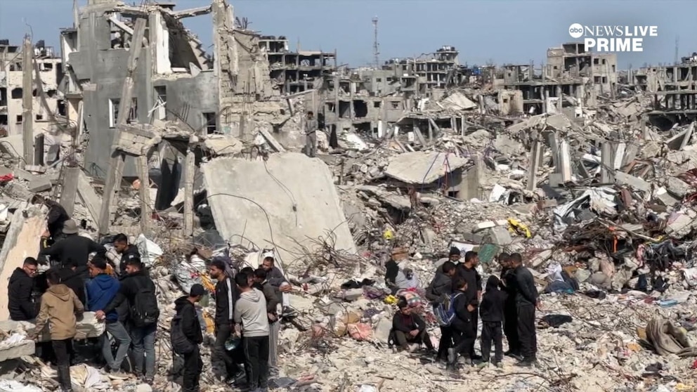 Video Ceasefire allows Palestinians to return to homes often reduced to rubble