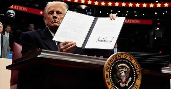 Everything Trump did in the first executive orders of his presidency