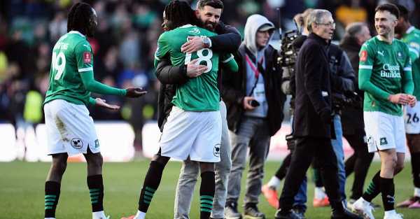 Plymouth’s reward for beating Liverpool in FA Cup is a trip to Manchester City