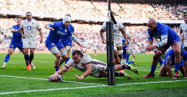 England keep Six Nations hopes alive with bonus point win over Italy