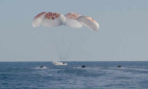 Astronauts who have been on the ISS since June have landed on Earth