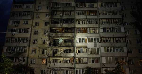 Kyiv has been hit by a massive Russian drone and missile attack