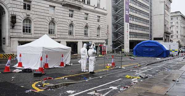 Police continue to question Liverpool parade suspect