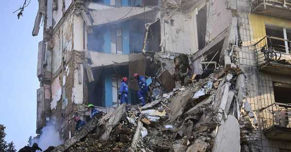 Russian missile and drone attack in Ukraine kills 15 and injures dozens