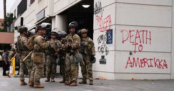 National Guard clashes with protesters hours after arriving in Los Angeles on Trump's orders