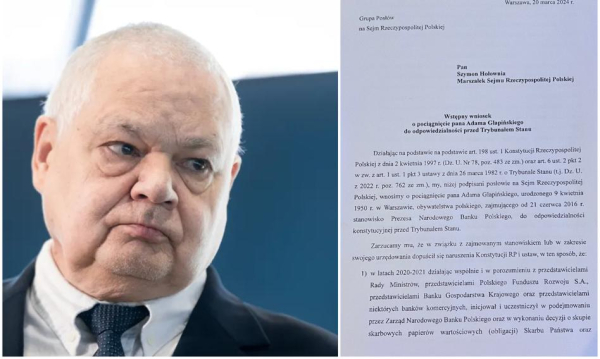 “There are a lot of documents, a lot of recorded conversations”. The committee on the motion for a Constitutional Tribunal for the NBP president is collecting materials