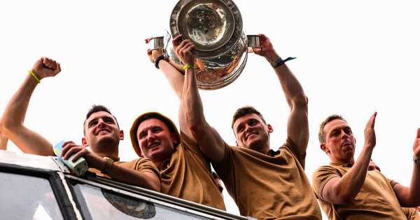 Photo: Hundreds of fans welcome Irish champions Kerry home