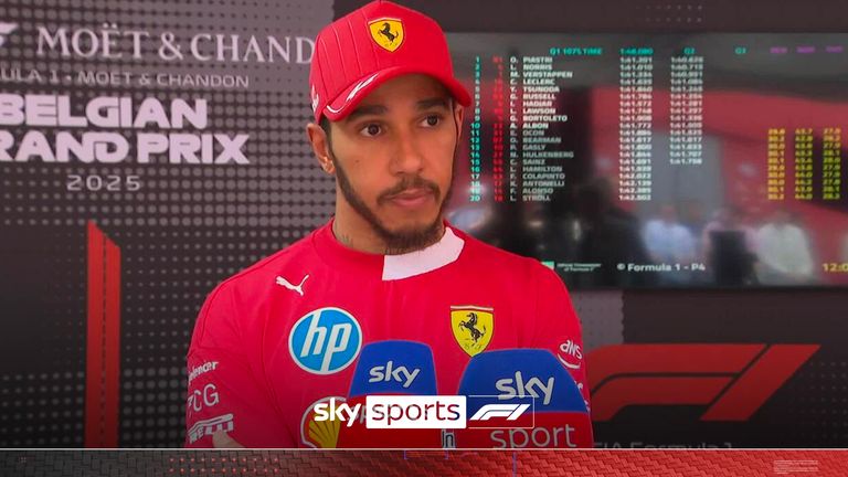 Lewis Hamilton: Ferrari driver apologises to F1 team for 'unacceptable' double DNF early in Belgian Grand Prix qualifying