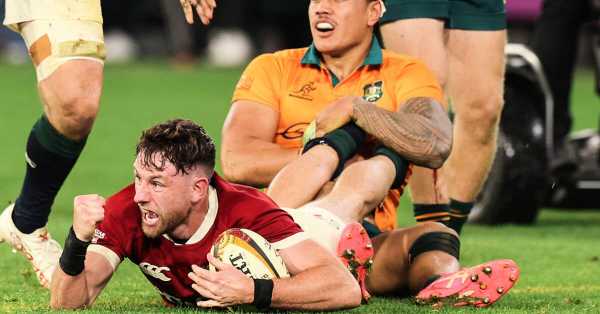 Saturday Sport: Keenan's late try gives Lions win over Australia