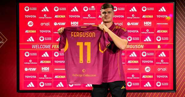 Ireland striker Evan Ferguson joins Roma on loan
