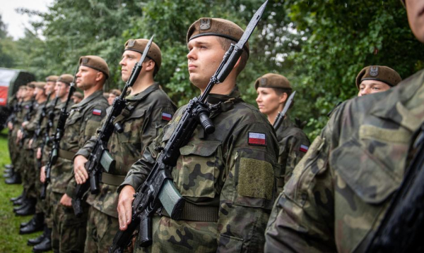 Territorial Defence Force soldiers on standby in 13 voivodeships