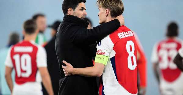 Mikel Arteta: Martin Odegaard deserves to be Arsenal captain 'by a mile'