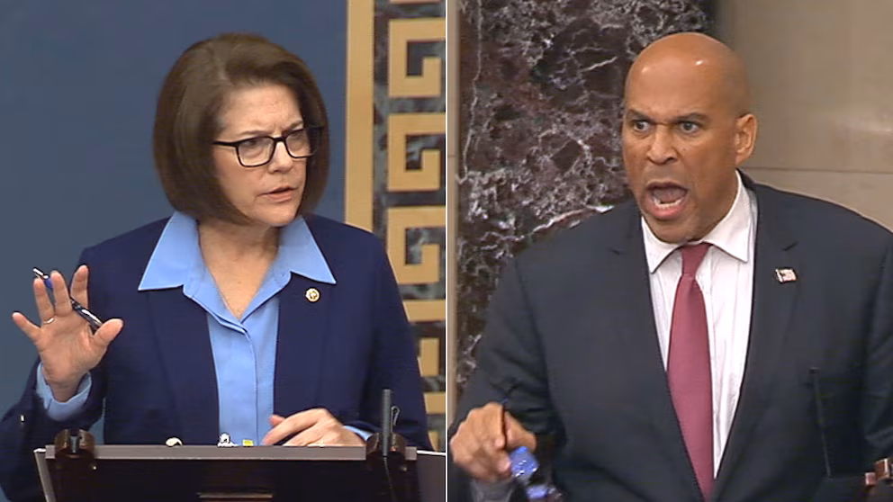 Democrats spar on Senate floor: Booker goes up against Cortez Masto, Klobuchar over police bills