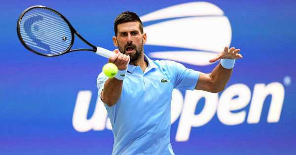 Novak Djokovic beats qualifier Zachary Svajda in four sets at US Open