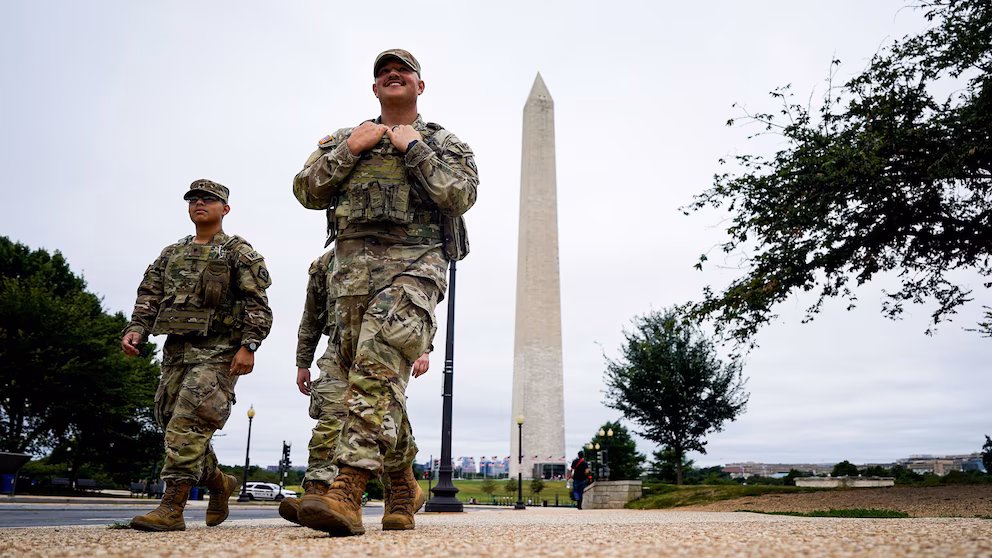 Hegseth authorizes Guard troops in DC to carry weapons