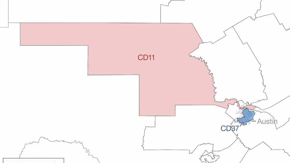 GOP’s Texas map has Austin residents sharing district with rural Texans 300 miles away
