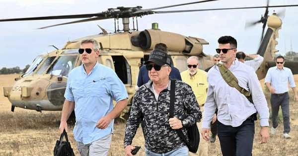 US Special Envoy Witkoff Visits Gaza Food Distribution Center