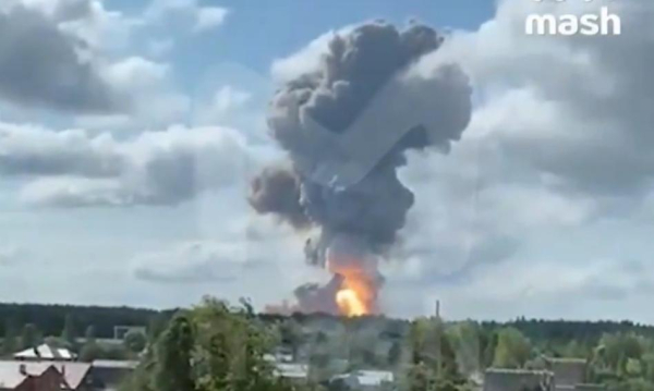 An ammunition factory exploded in Russia. At least 20 killed, over 130 injured.