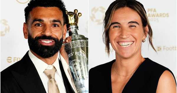 Mohamed Salah and Mariona Caldentey named PFA Players of the Year