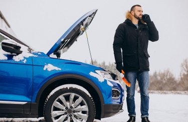 зима, авто