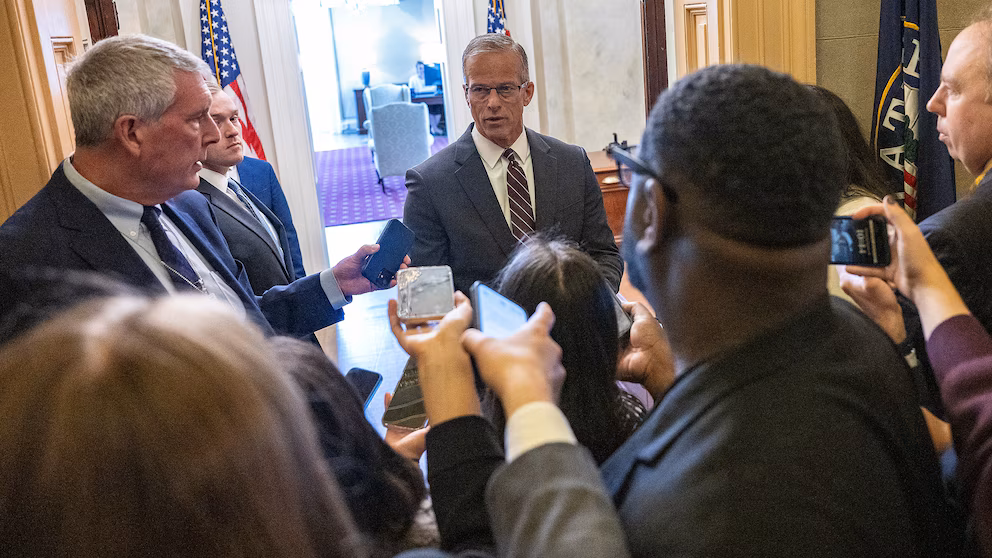 Thune Uncertain on Trump’s SNAP Funding Approach as Benefits End