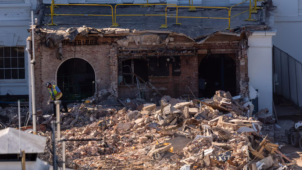 East Wing Razed, Fresh Photos Suggest