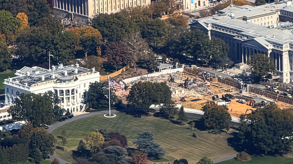 Likely two old magnolia trees gone from Kennedy Garden for Trump’s new ballroom at White House