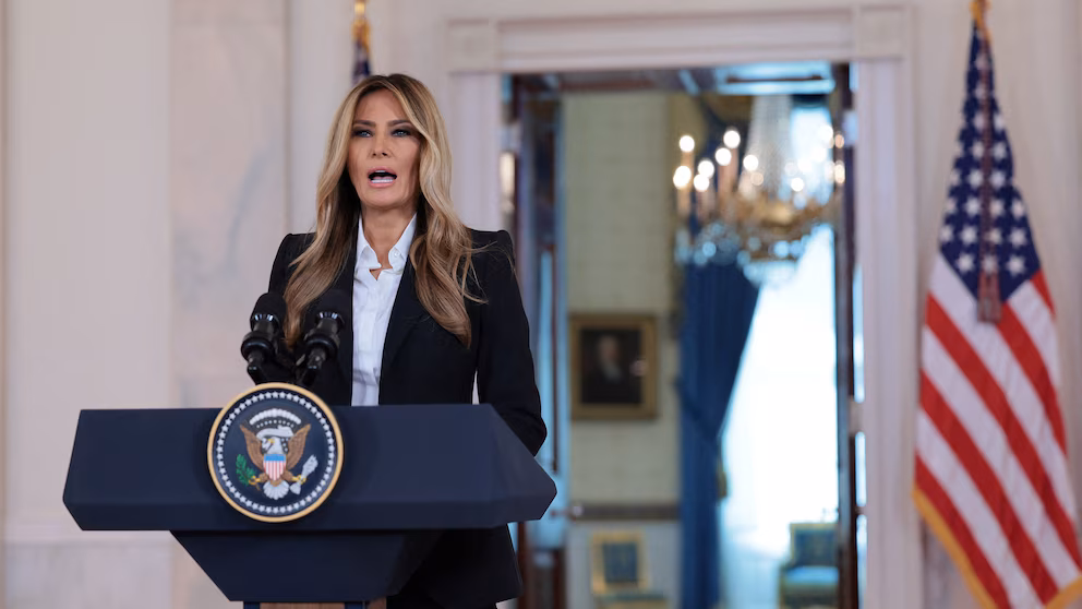 Melania Trump States She and Putin Discussing War-Impacted Kids