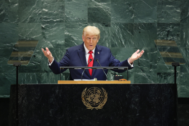 Donald Trump UN General Assembly /Getty Images