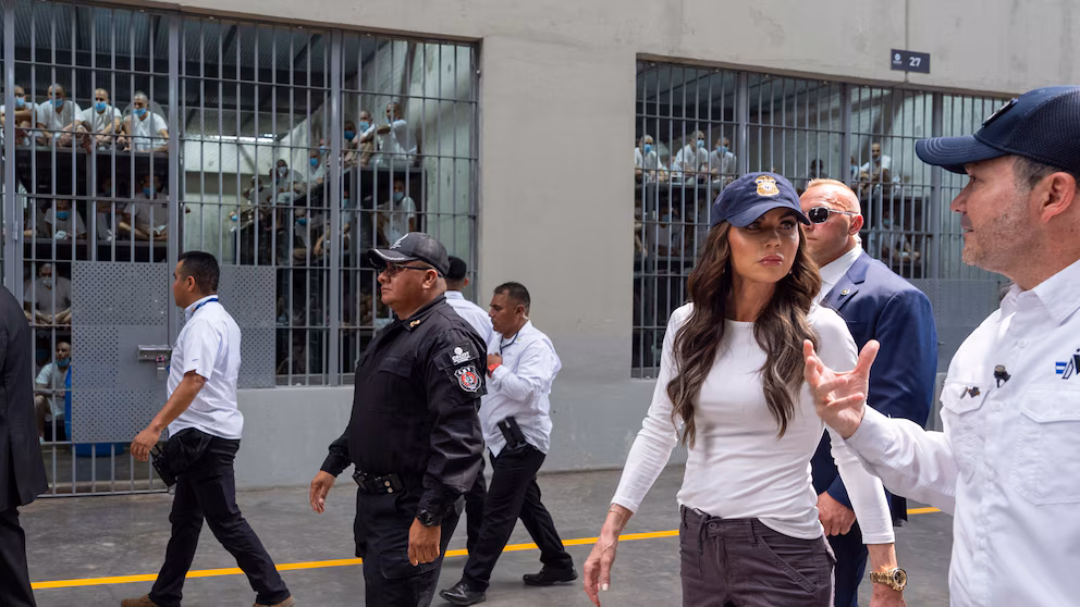 Noem steered Venezuelan migrants toward El Salvador following court halt of deportation flights, Justice Department says.