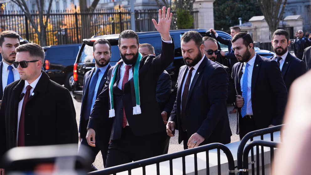 Trump welcomes Syrian leader he previously branded ‘terrorist’ for landmark White House meeting.