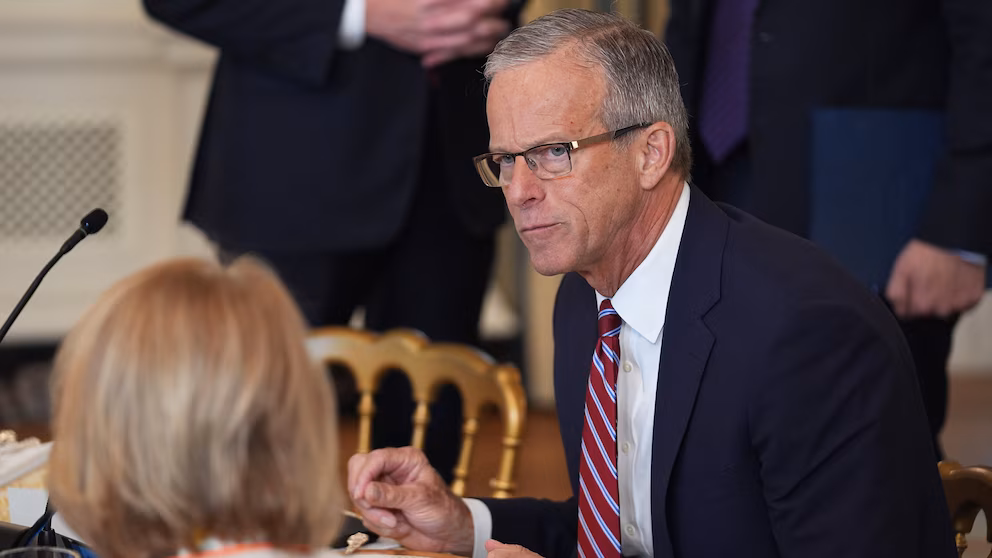 Thune: No filibuster termination, despite Trump push.