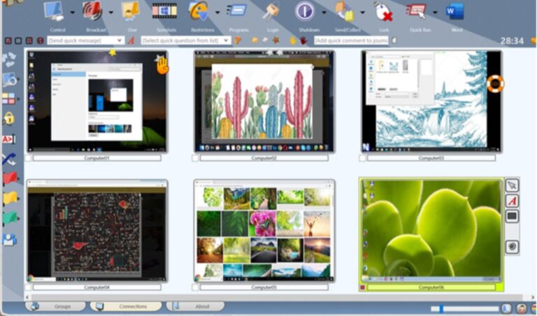 Control Students in Network: Enhancing Classroom Management with Software