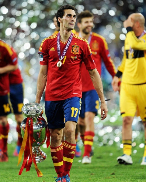 With the Spanish national team, Alvaro Arbeloa won two European Championships and the World Cup.