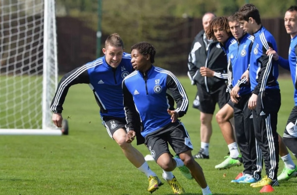 Lamisha Musonda trained with Chelsea stars