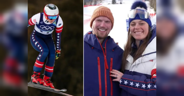 HOME 39 Olympic champion agrees to marry immediately after falling on the track (photo)