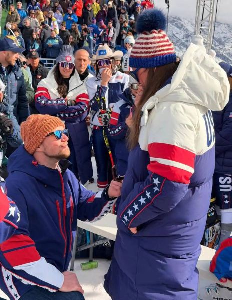 Olympic champion agrees to marry immediately after falling on the track (photo) 7 Olympic champion agrees to marry immediately after falling on the track (photo) 7