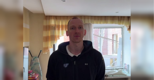 Three-time Ukrainian champion covers his wife with his body during a Russian drone attack&hellip;