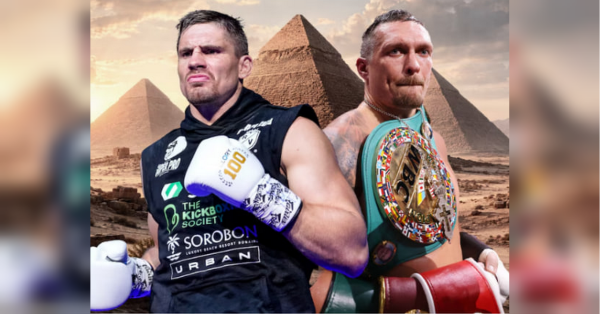 Usyk signed a contract to fight with a giant kickboxer in Egypt (photo, video)