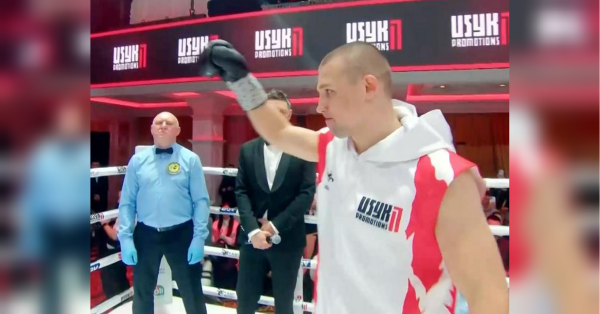 Olympic champion Khyzhnyak, under the supervision of Usyk and Joshua, won his debut fight on the professional ring by knockout (video) 1