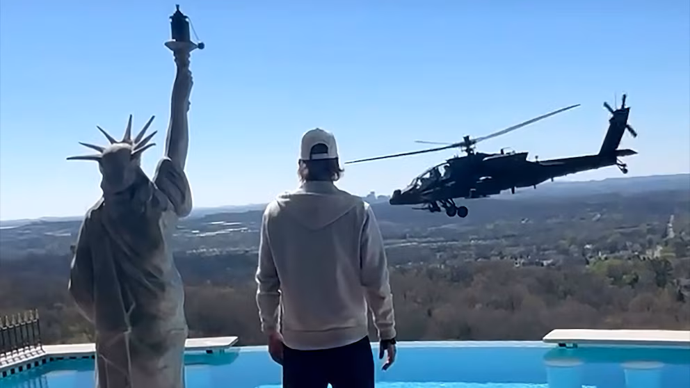 Army says it's reviewing attack helicopters flying low and hovering near Kid Rock's home 3