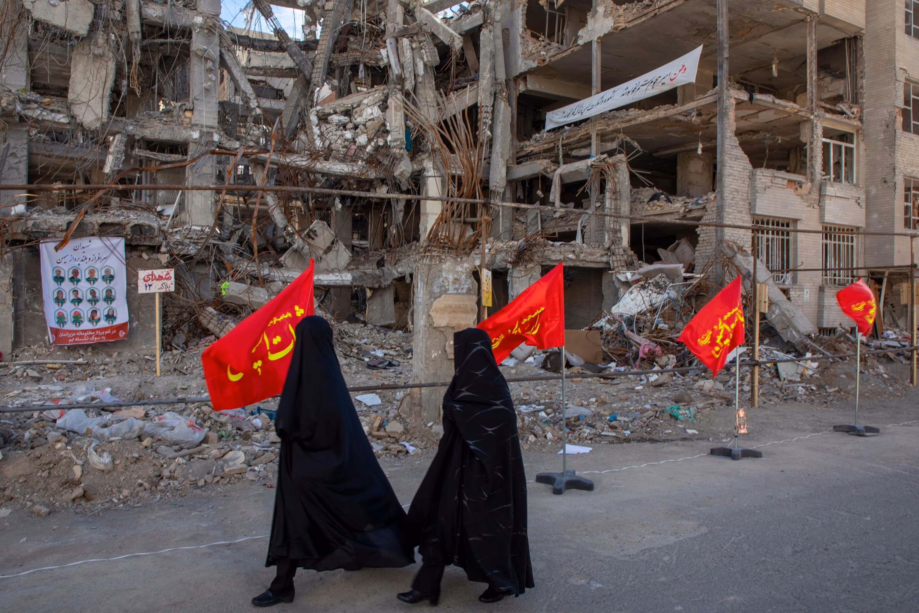 Bombing persists, regime clings; Iranians feel stuck. 10