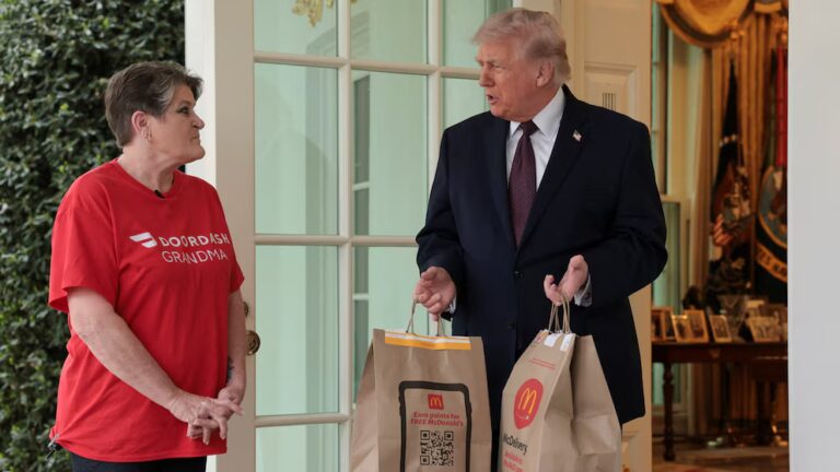 Trump Orders McDonald's at White House to Promote 'No Tip Tax' Stance 20