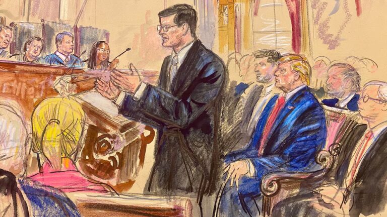 Trump lambastes citizenship by birth, judges following Supreme Court session. 11