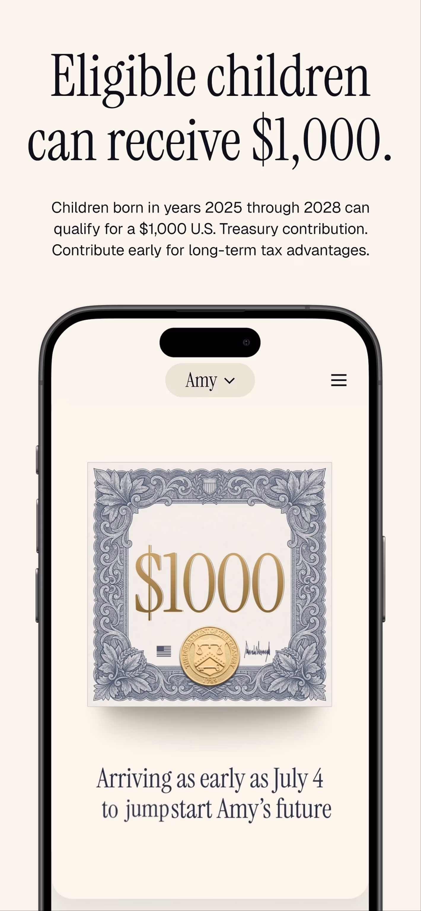 Thursday brings the debut of a financial application designed to oversee Trump's accounts. 6