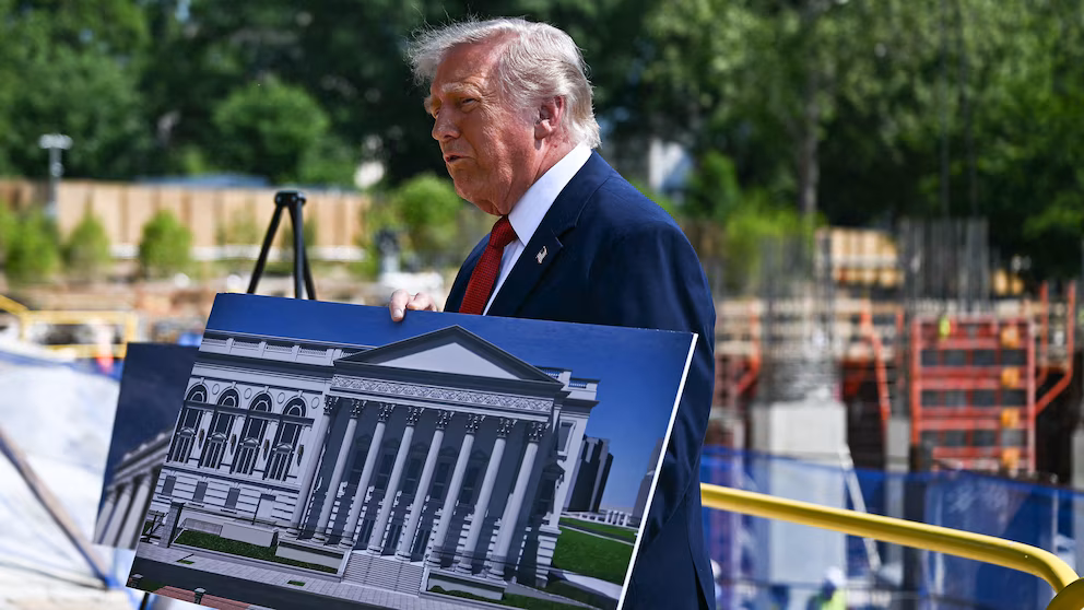 Trump Touts Ballroom as 'Protection' During Site Tour 5