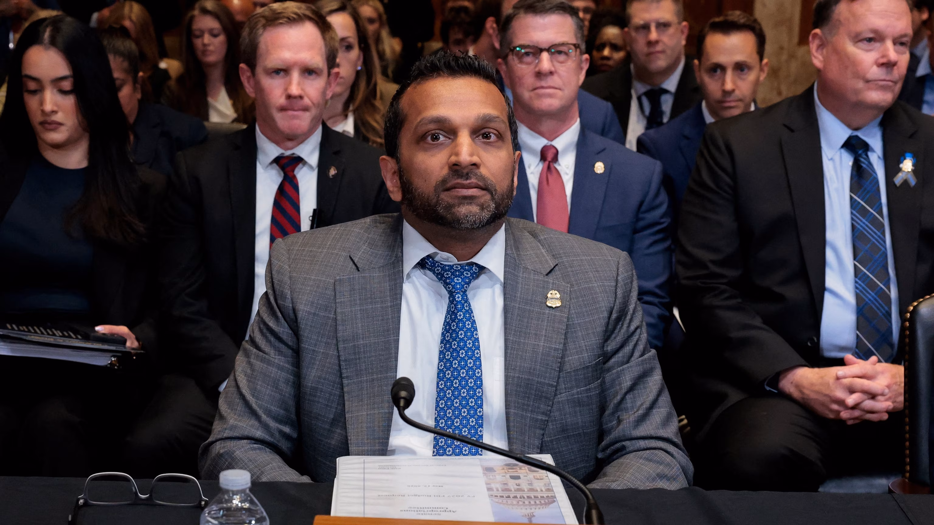 FBI Chief Kash Patel Refutes Drinking Claims in Senate Funding Session 6