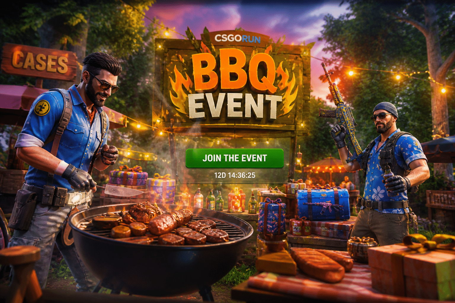 CSGORUN Launches BBQ EVENT: A Fresh Spin on CS2 Case Experiences